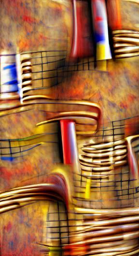 Musical instrument abstract