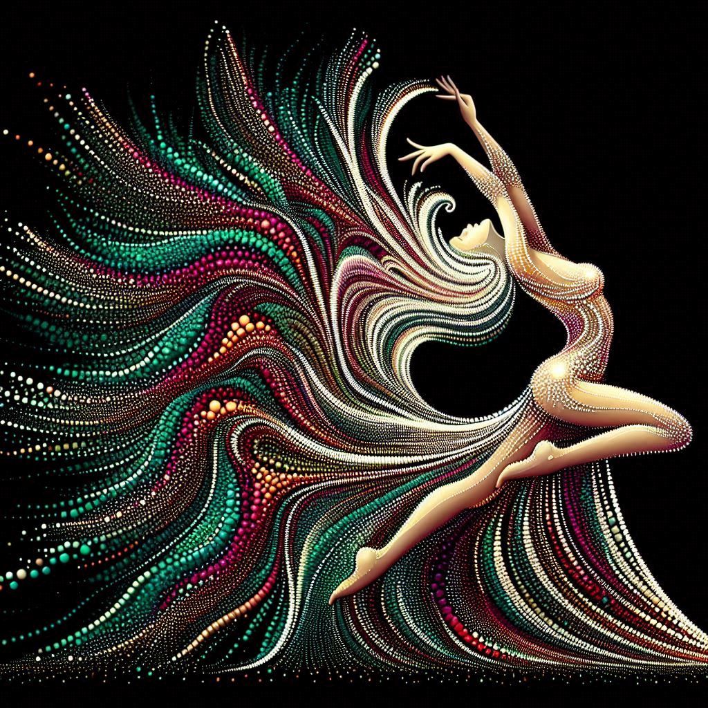 Fractal Exotic Elegance Pointillism