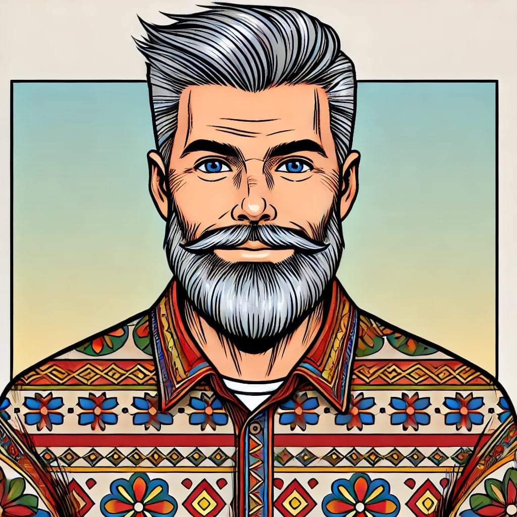 Myself, as if I was a comics character