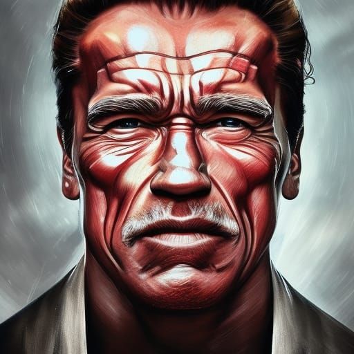 Arnold Schwarzenegger - AI Generated Artwork - NightCafe Creator