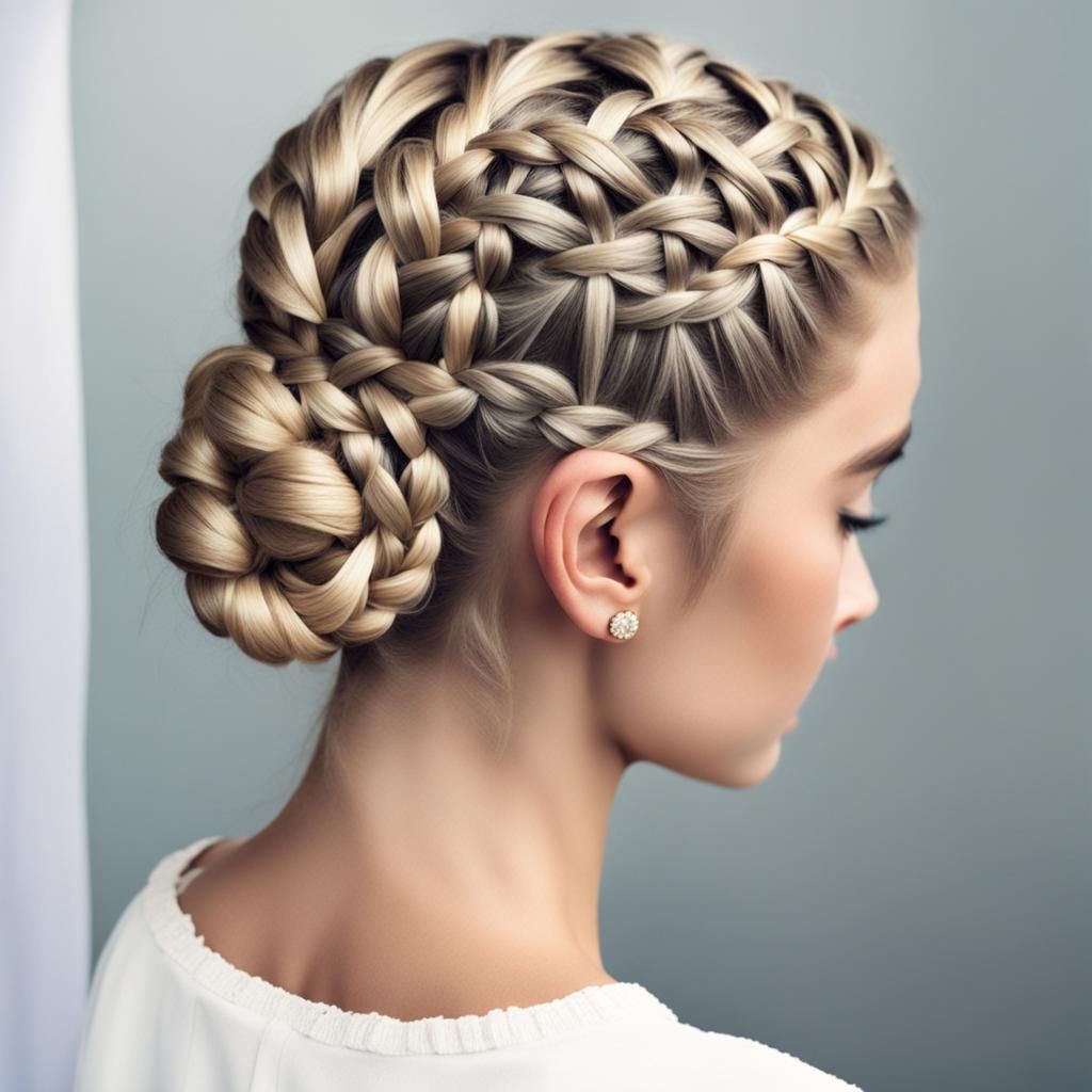 Hairstyle Examples: Immaculately braided hair