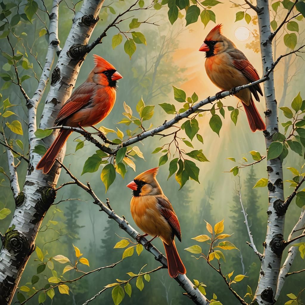 Cardinals  by @Skyangel