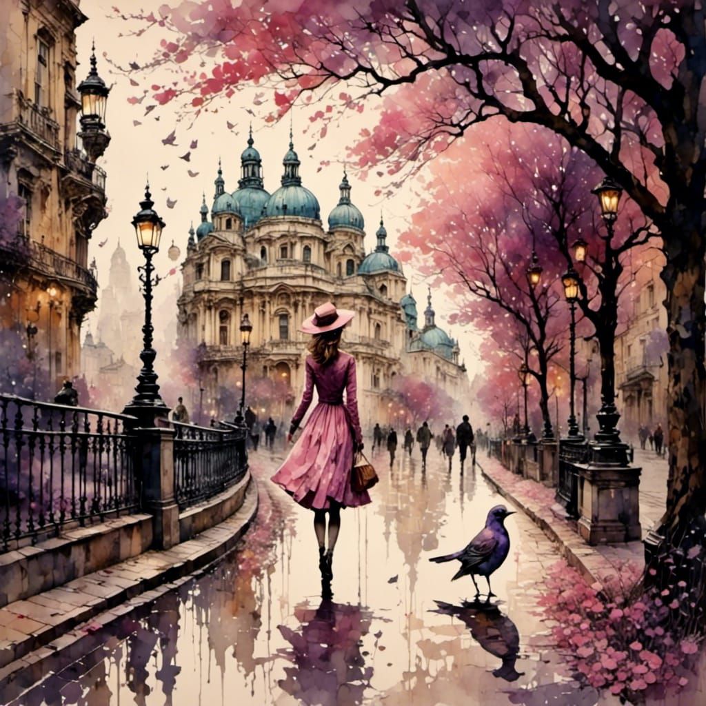 Lavender strolls to timeless beauty   by @Nereids of AU