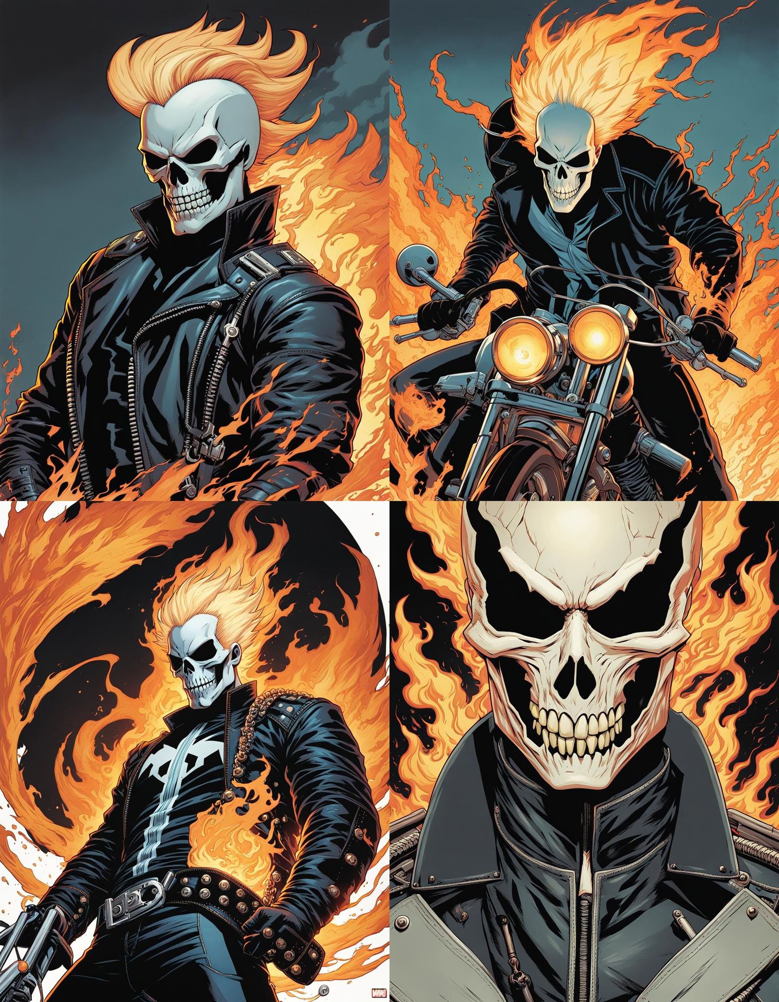 Highly detailed portrait of Ghost Rider, return!