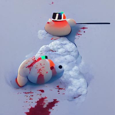 A murderous snowman