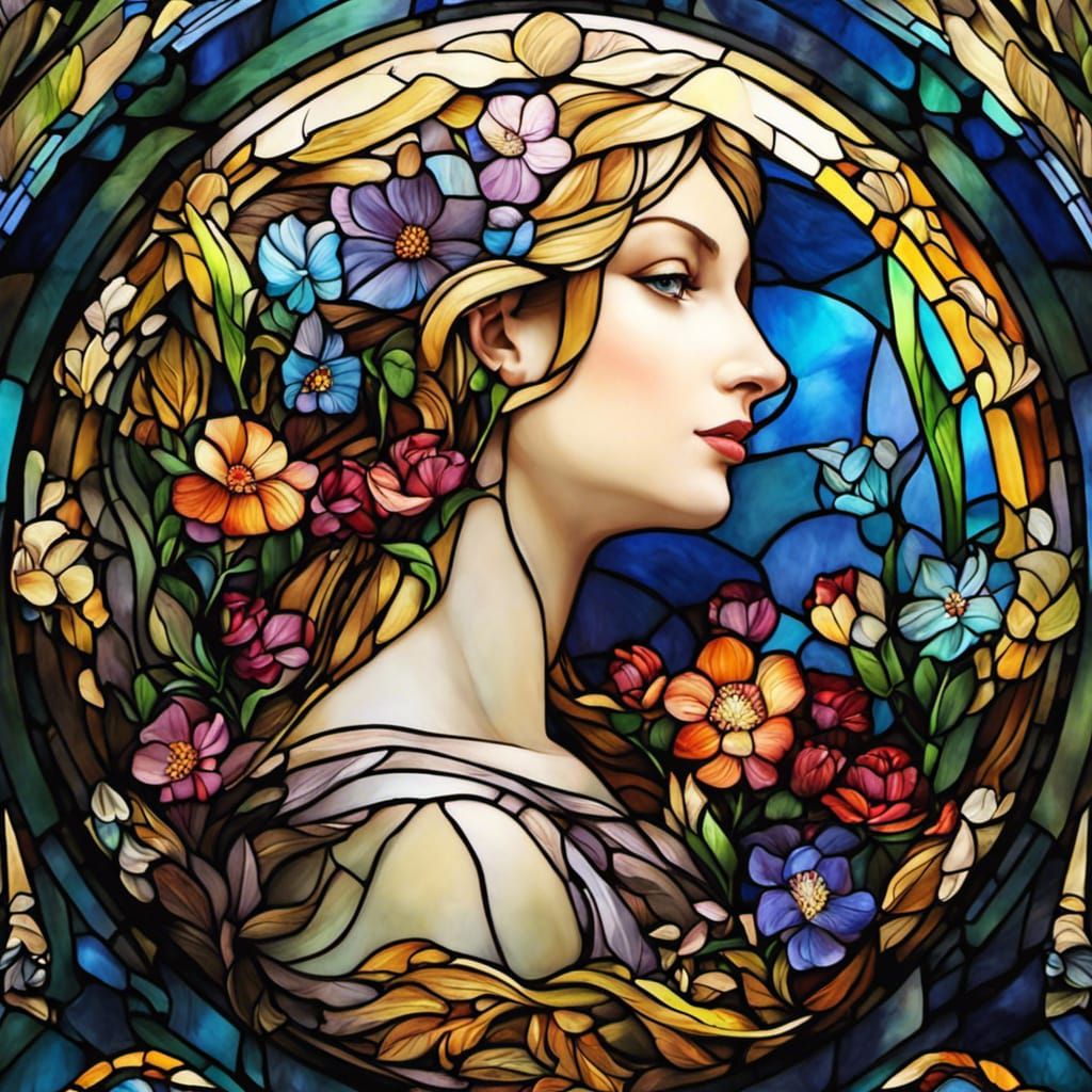  stained glass style 