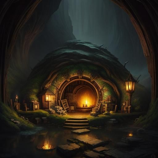 Cozy hobbit hole