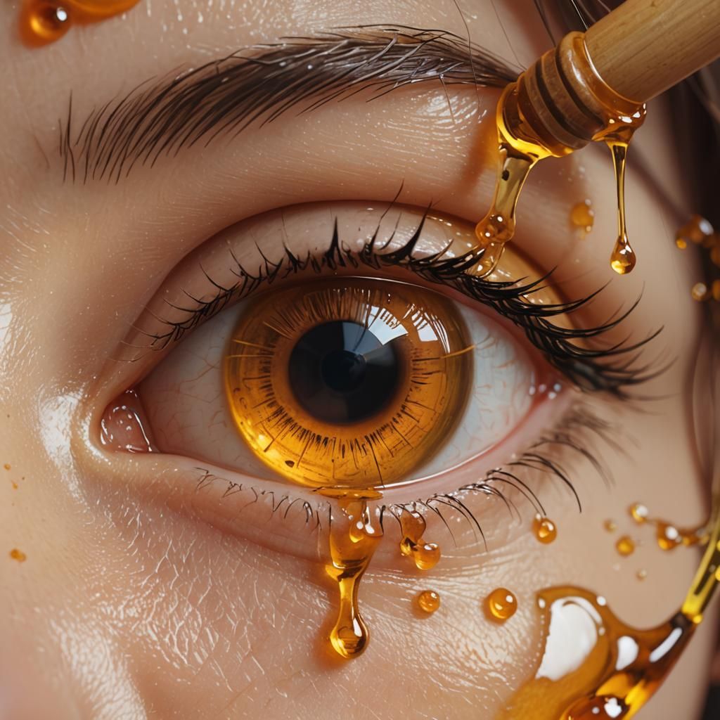 Honey Eye: Detailed Anime Concept Art