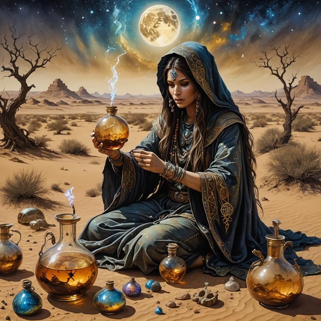 Desert Alchemist 🌕✨  by @Tribu
