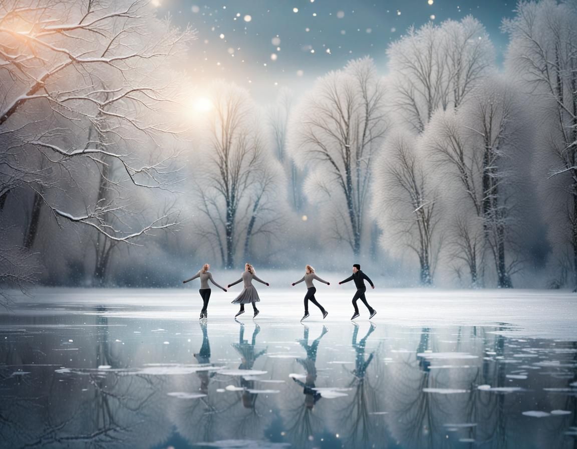 dancing on the ice  by @Fella Spears