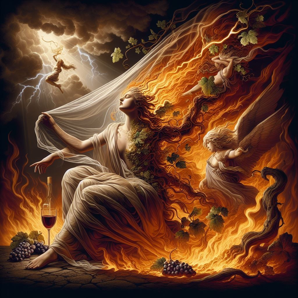 Semele escapes Hades and transforms becoming Thyone