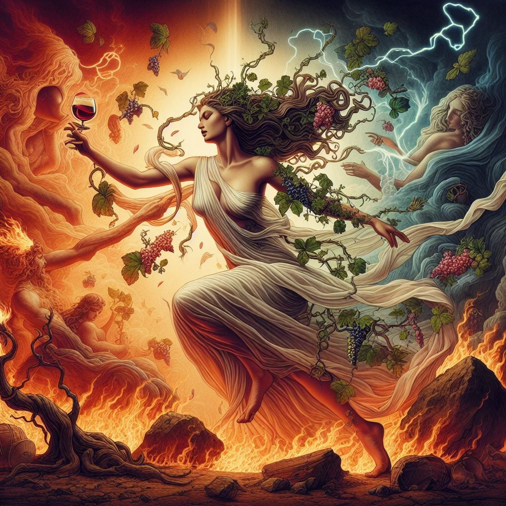 Semele escapes Hades and transforms becoming Thyone