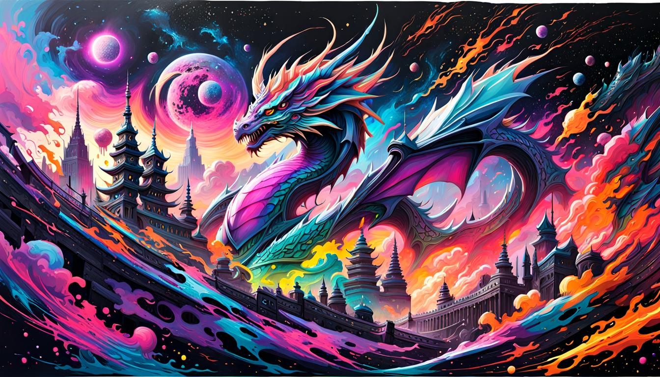 Vibrant dragon