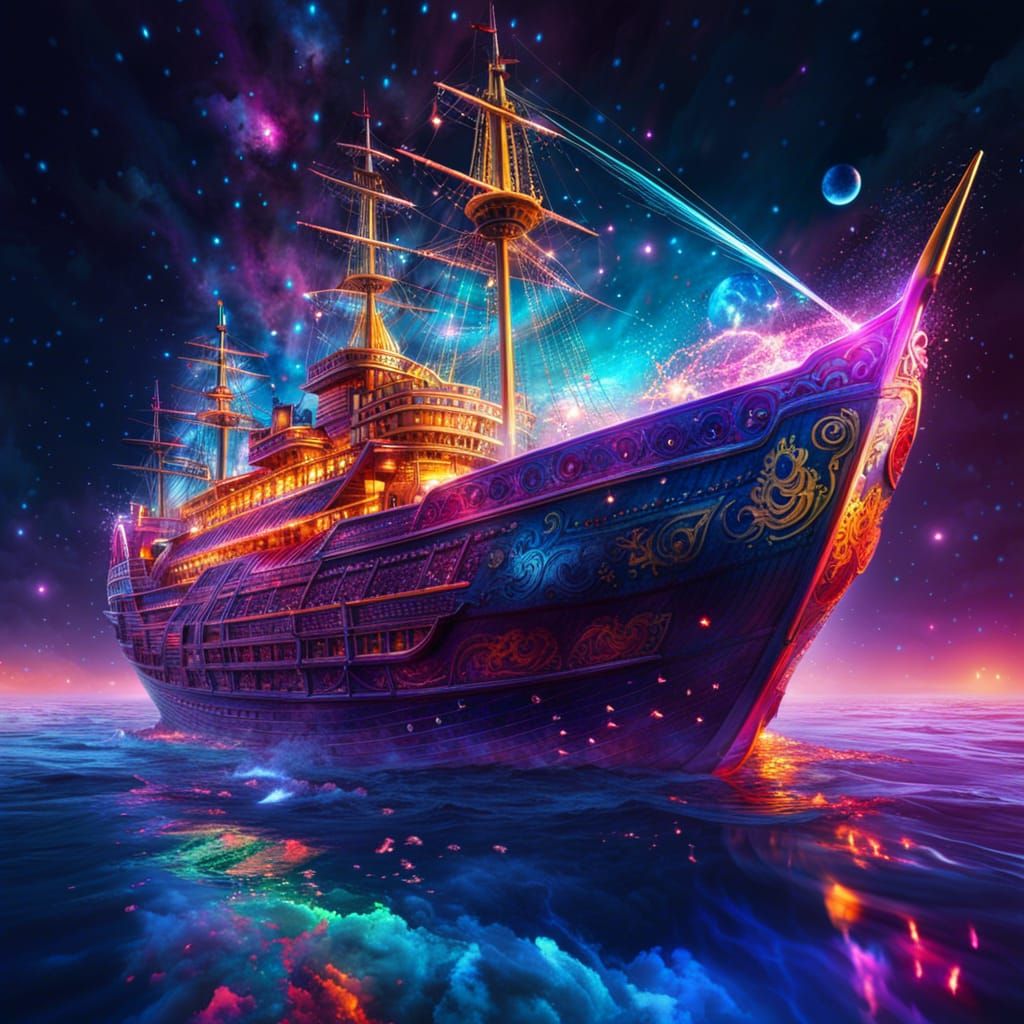 Ethereal Ship  by @Hani