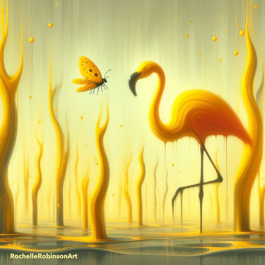 Flamingo - A Study in Yellow