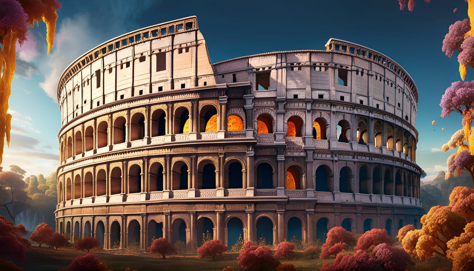 Colosseum - AI Generated Artwork - NightCafe Creator