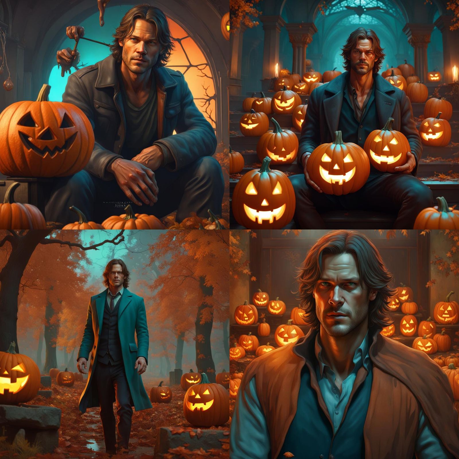 Halloween Jared Padaleck. AI Generated Artwork NightCafe Creator