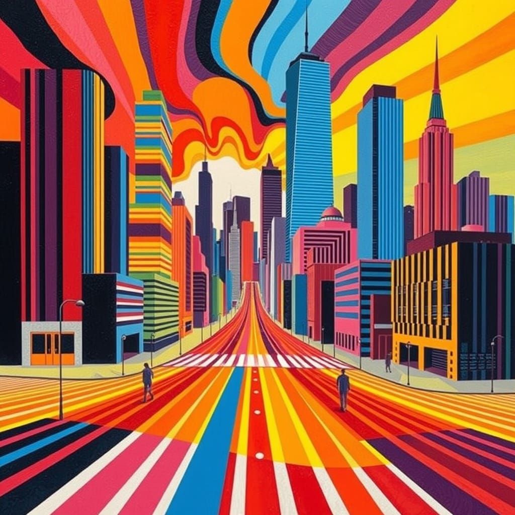 Stripes City
  by @SmurfMonkeyBro