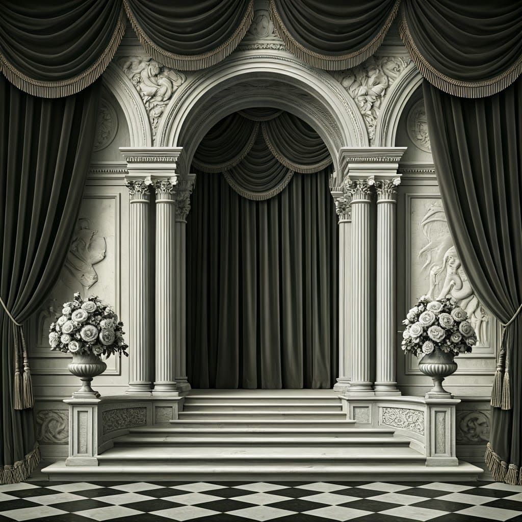 Elegant Renaissance Frame in Classical Italian Style