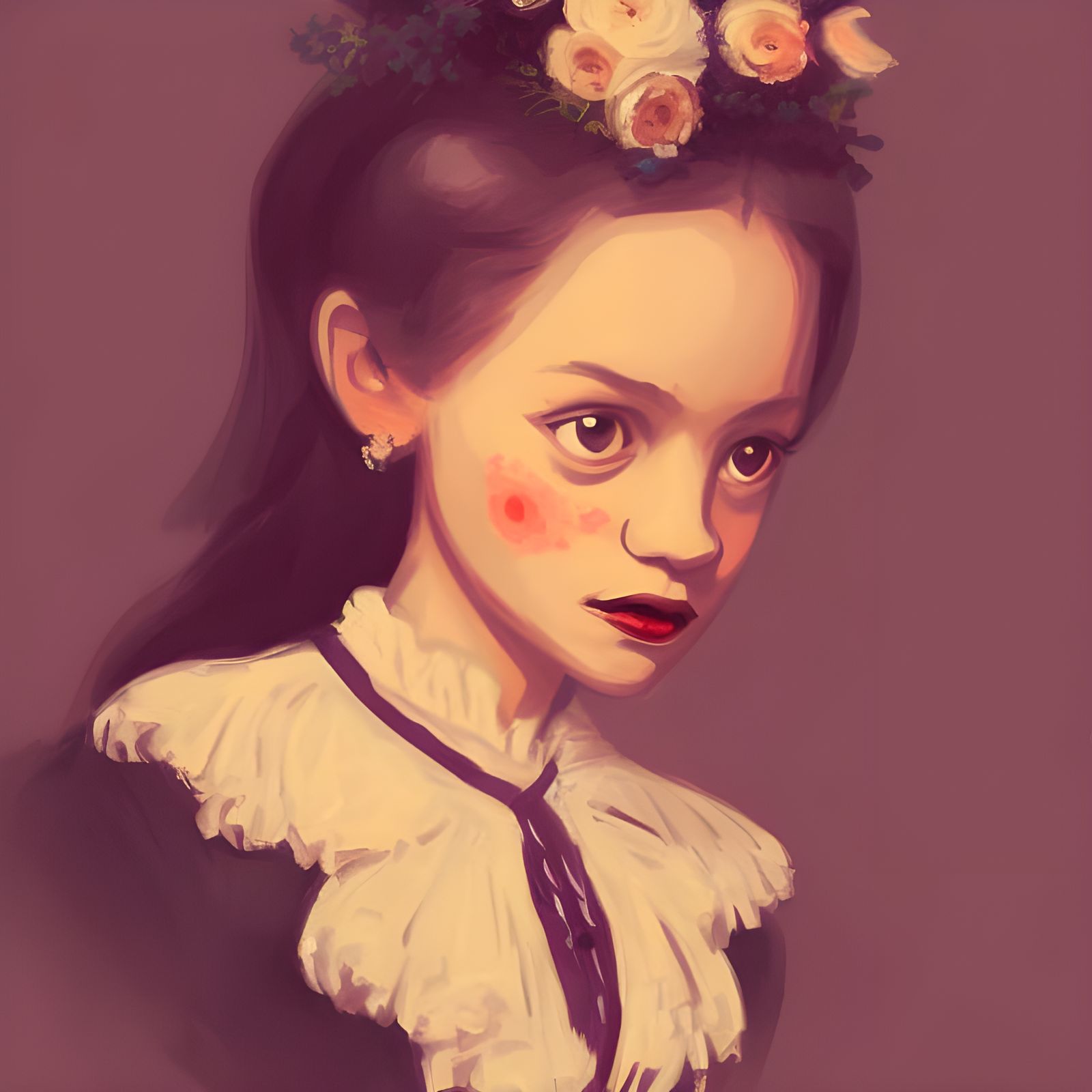 Victorian Girl AI Generated Artwork NightCafe Creator