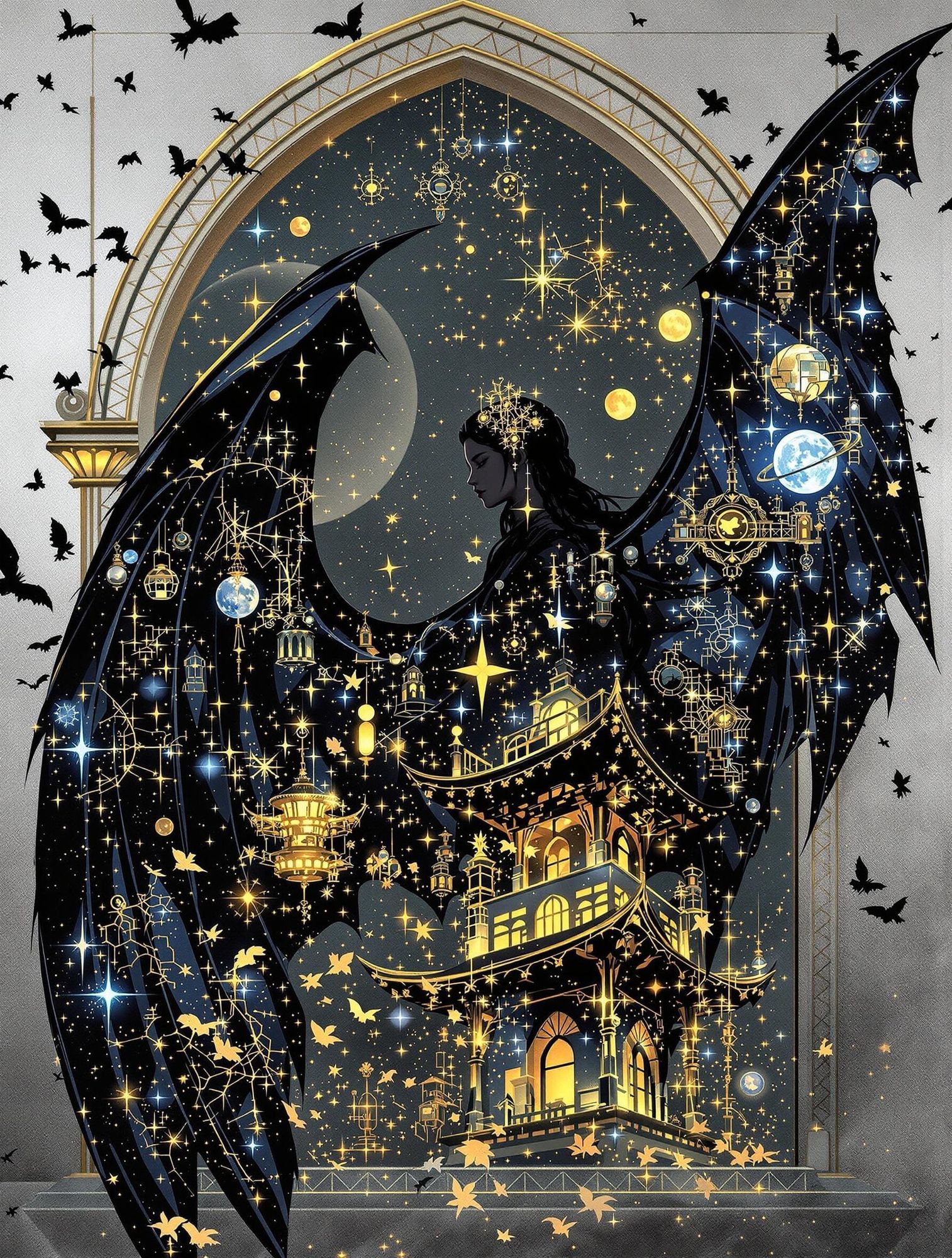 Gothic Oriental Fairy Knight