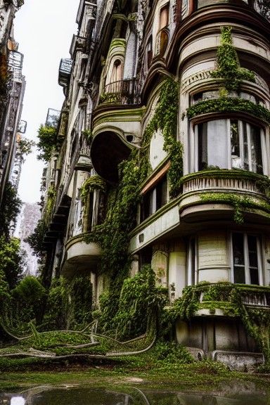 Overgrown City Ruins