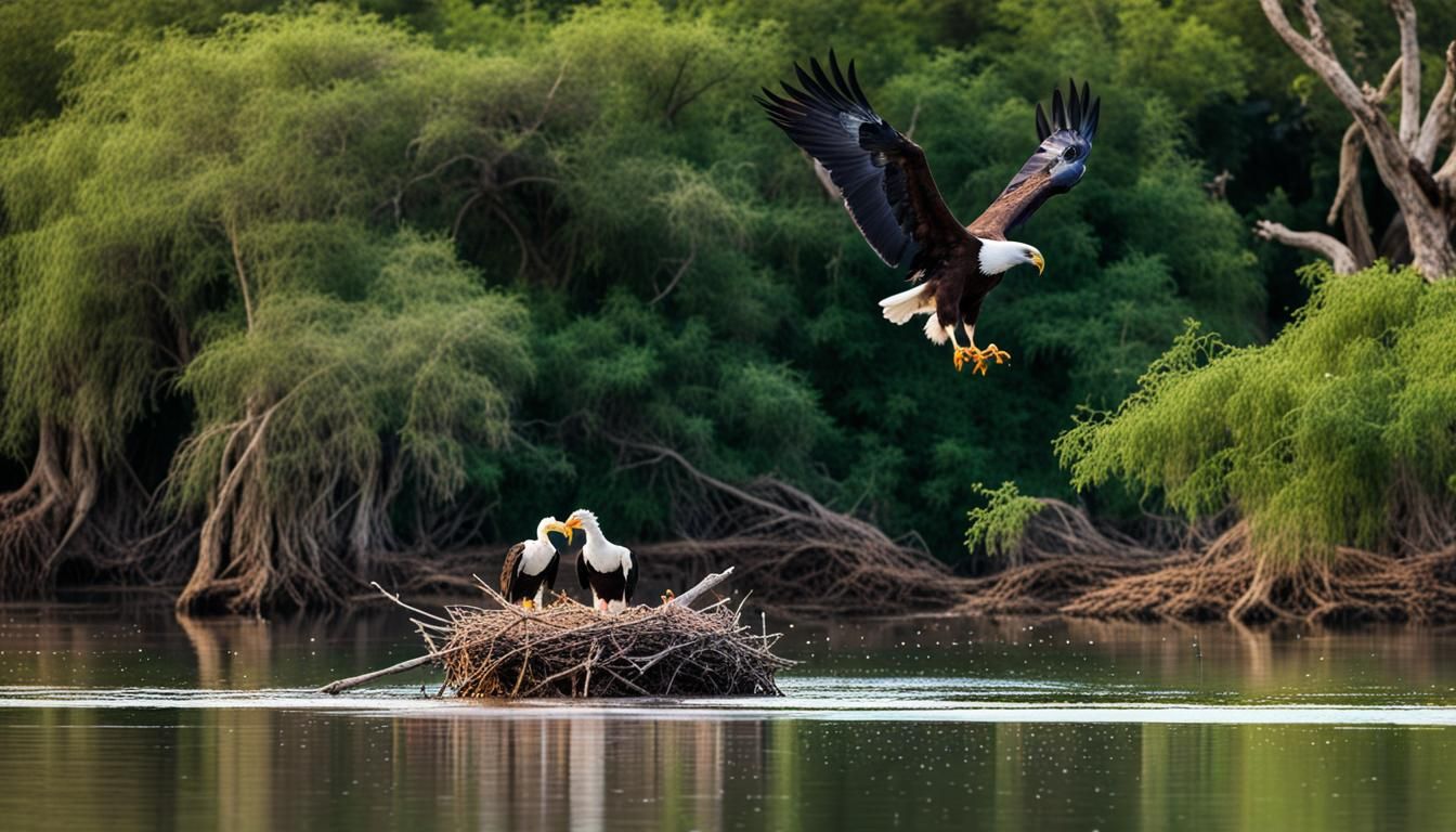 Eagle hunting for food AI Generated Artwork NightCafe Creator