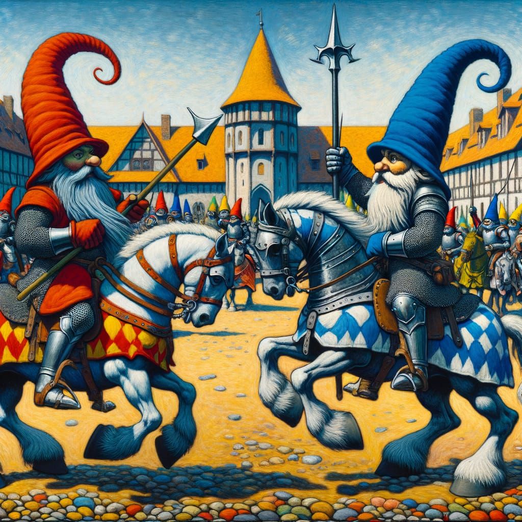 Gnomes settling their differences