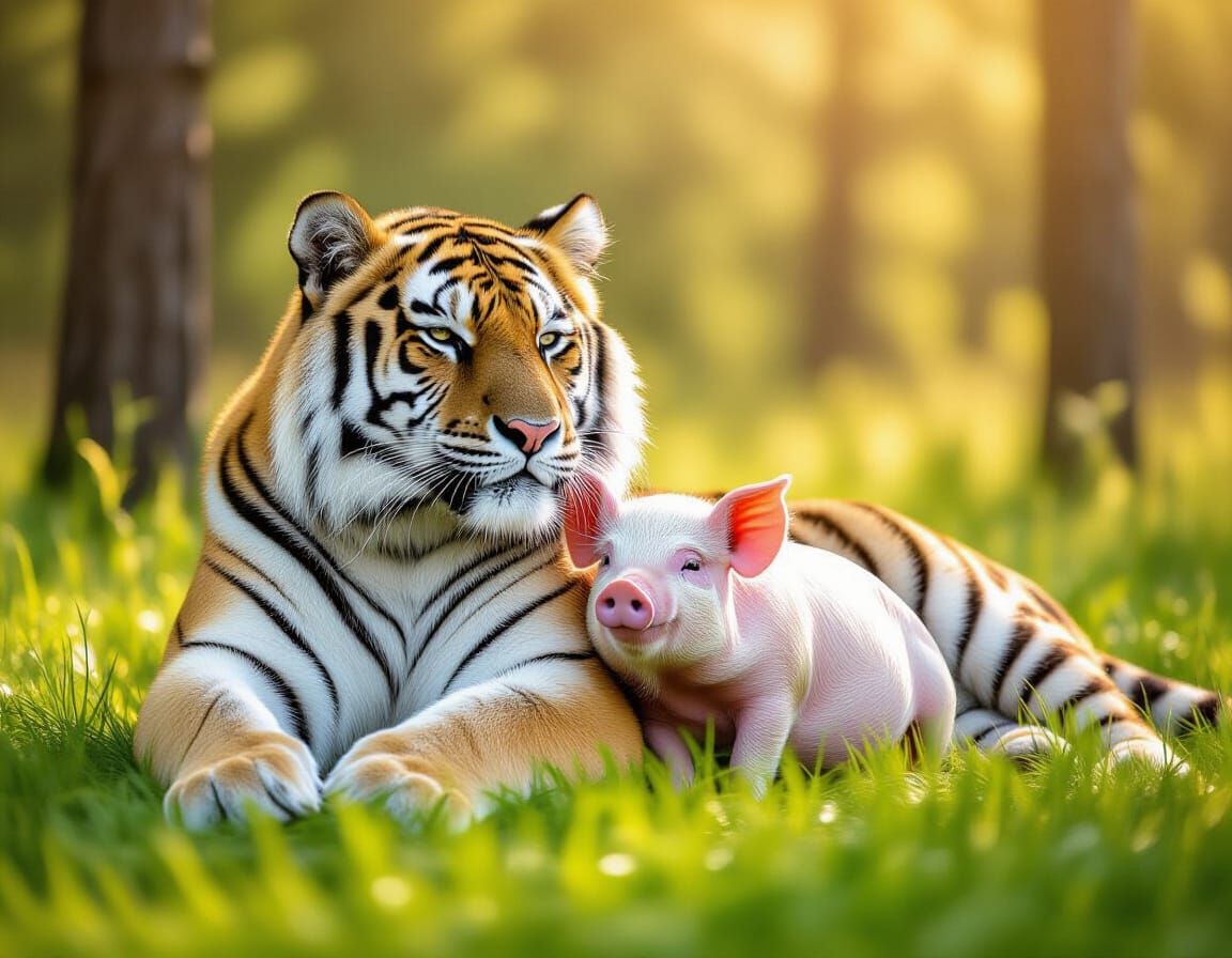 Best buds relaxing together  by @Enigma