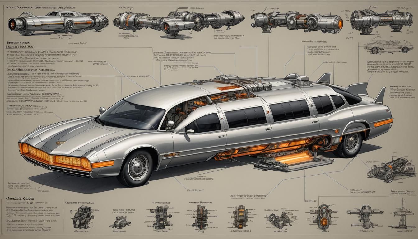 very cool futuristic limo concept