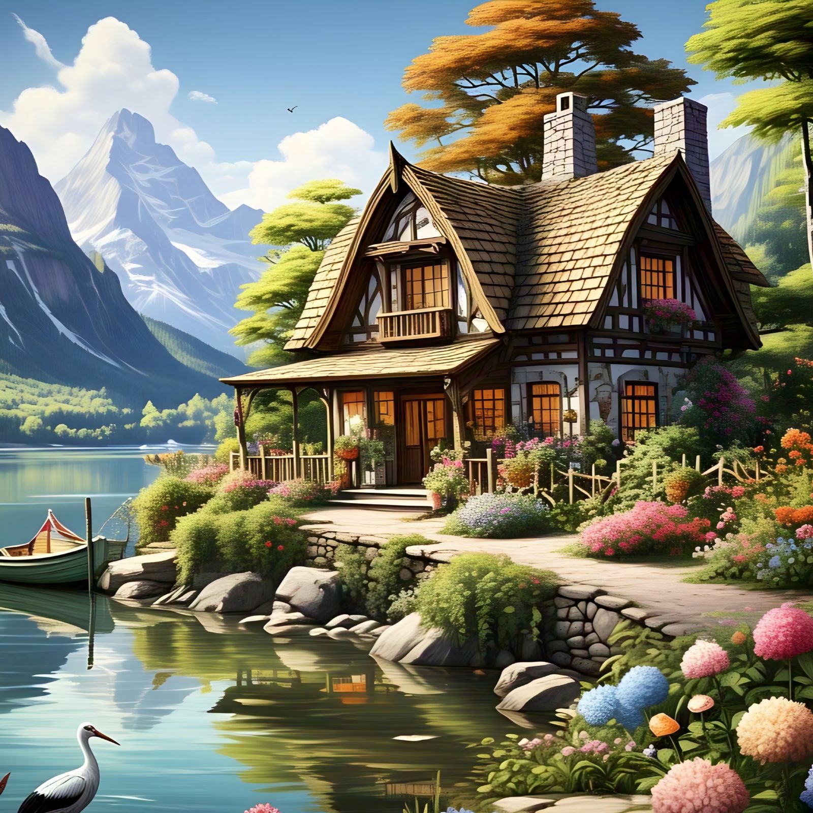 Lakeside cottage