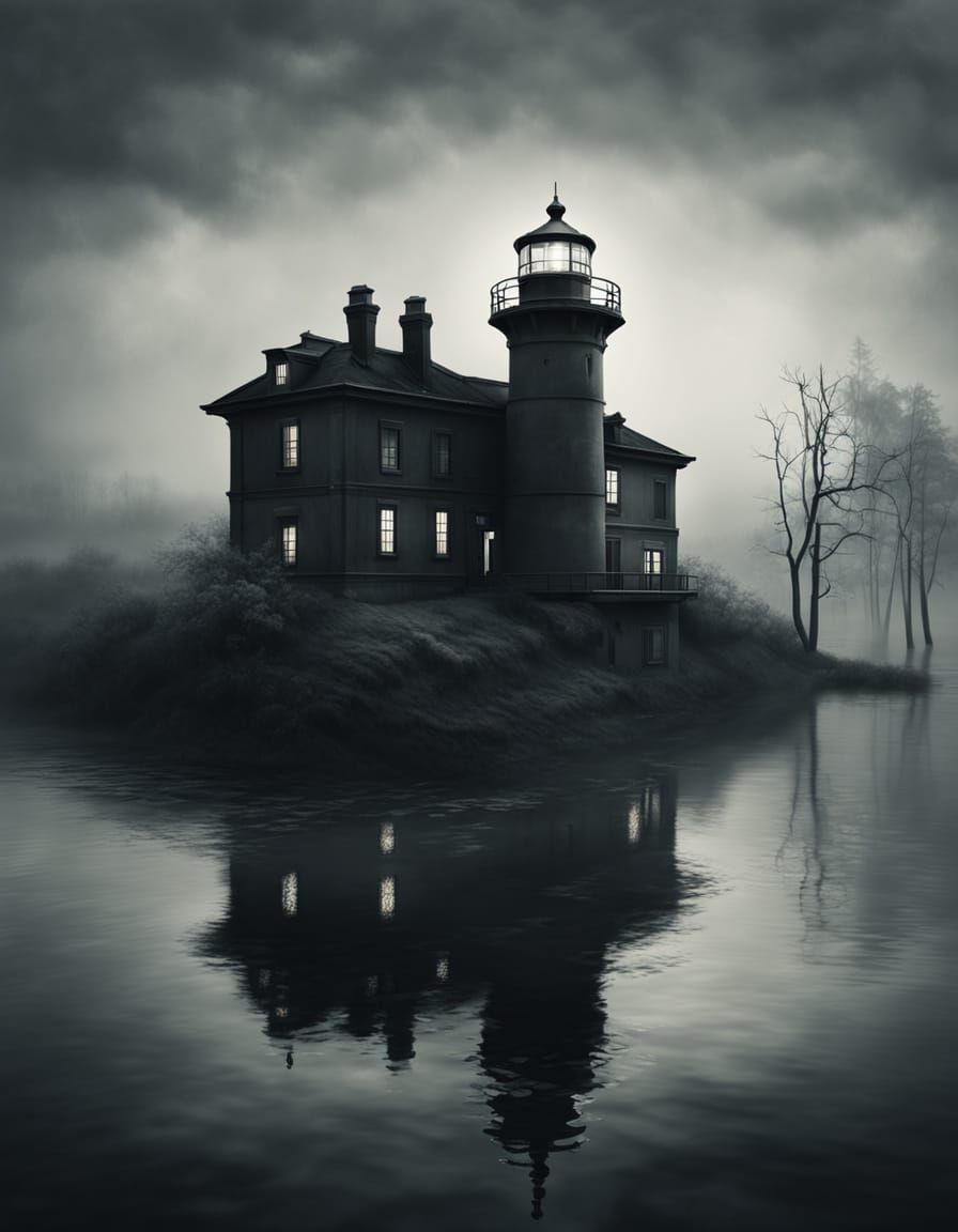 Foggy Lighthouse   by @Rosien_HoH