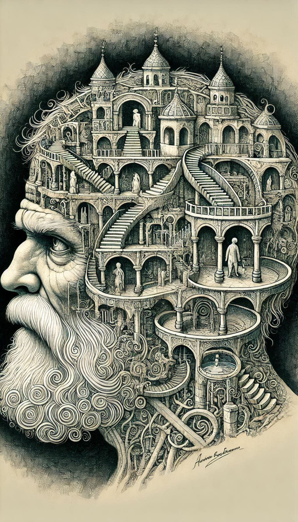 Escheresque minds 🧠 01a