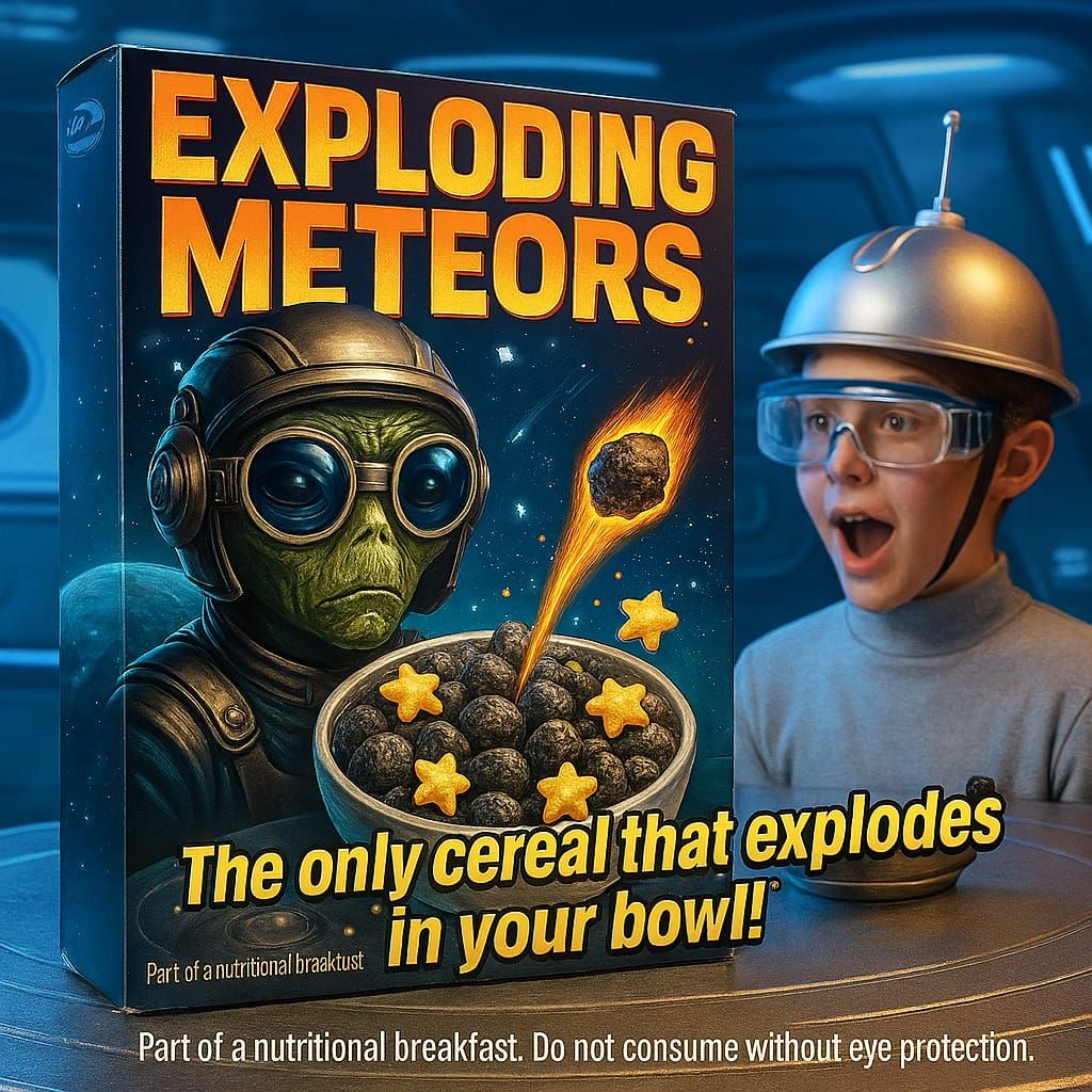 Exploding Meteors: Part of a Nutritional Breakfast