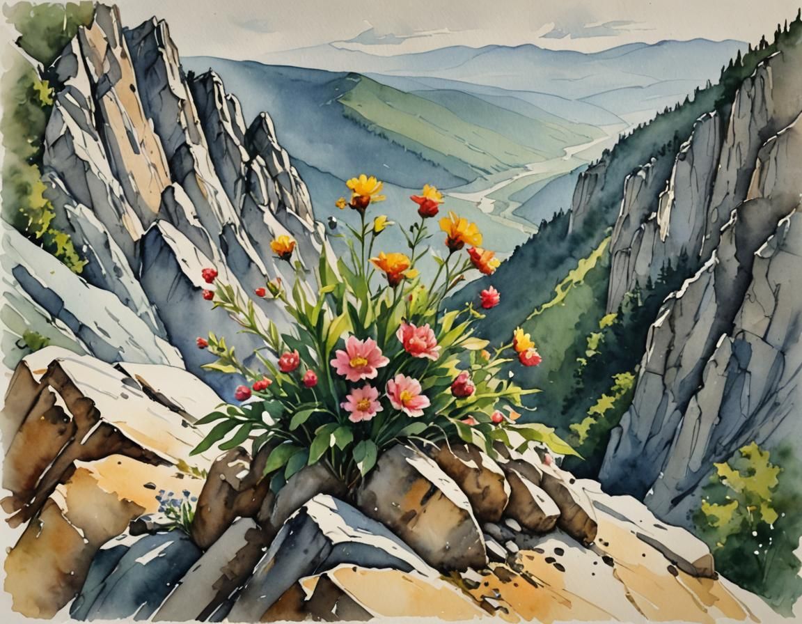 fleurs de montagne