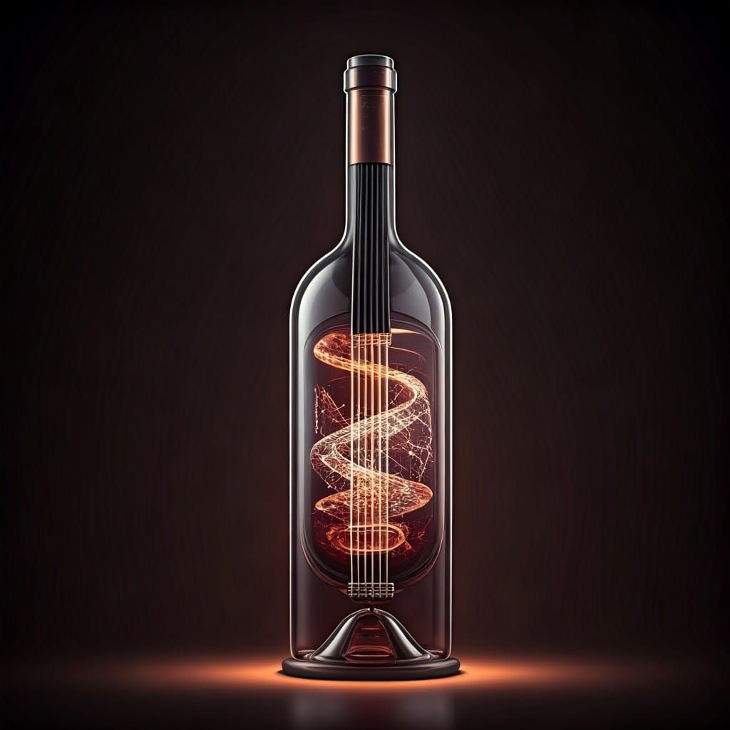 Ethereal Wine Glass Instrument in Luxurious Style