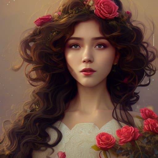 Roses lll - AI Generated Artwork - NightCafe Creator