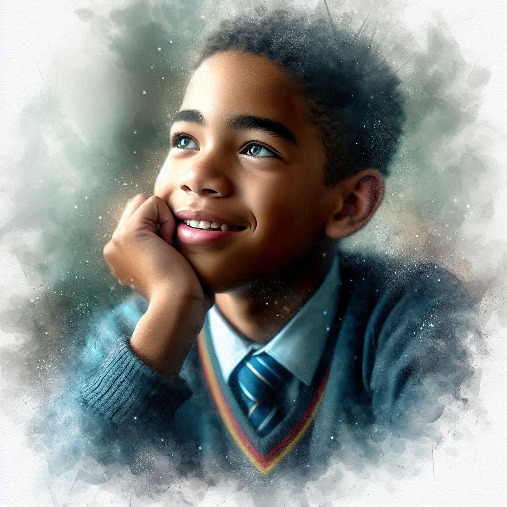 Portrait of a South African schoolboy - Joshua