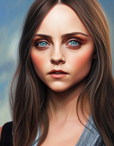 Christina Ricci (Noah Bradley) - AI Generated Artwork - NightCafe Creator