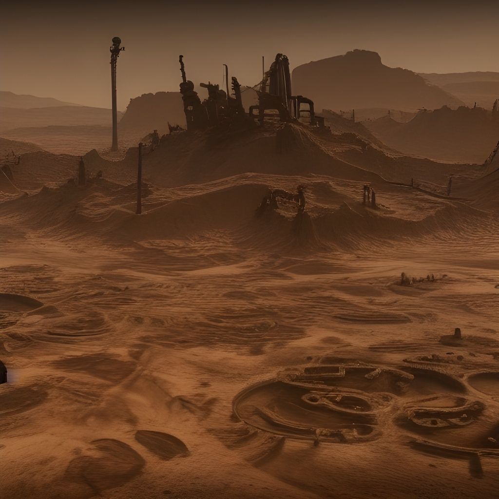 Desolate wasteland
