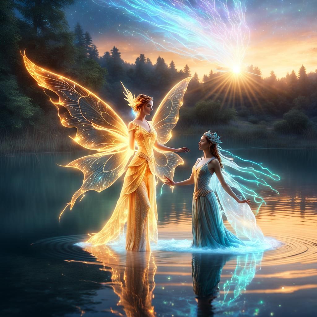 Fairy duality: water and fire