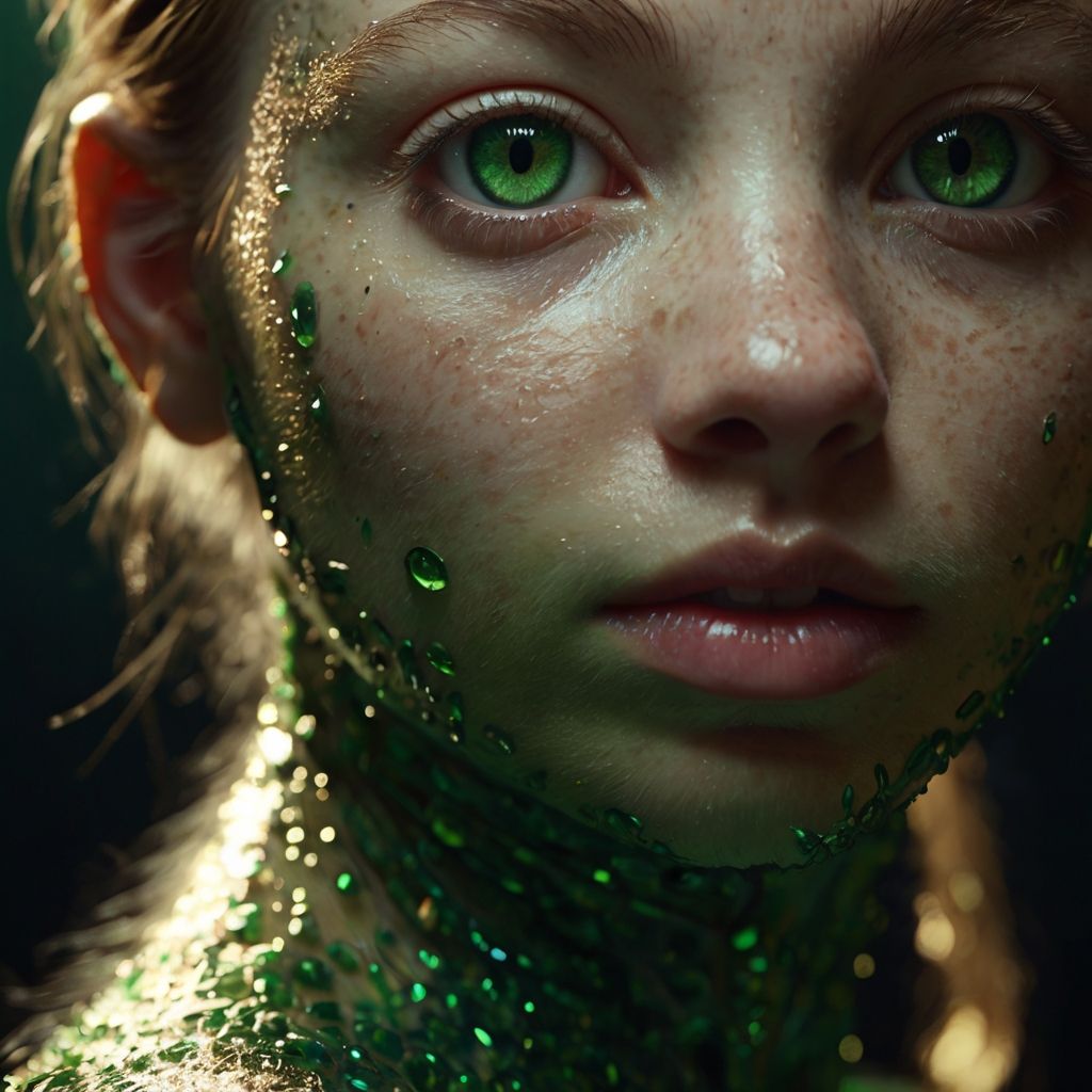 Portrait of a young woman.