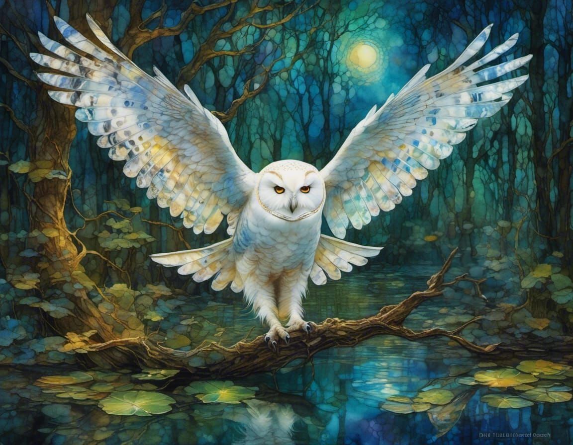 Night Flight  by @MidnightArtCafe