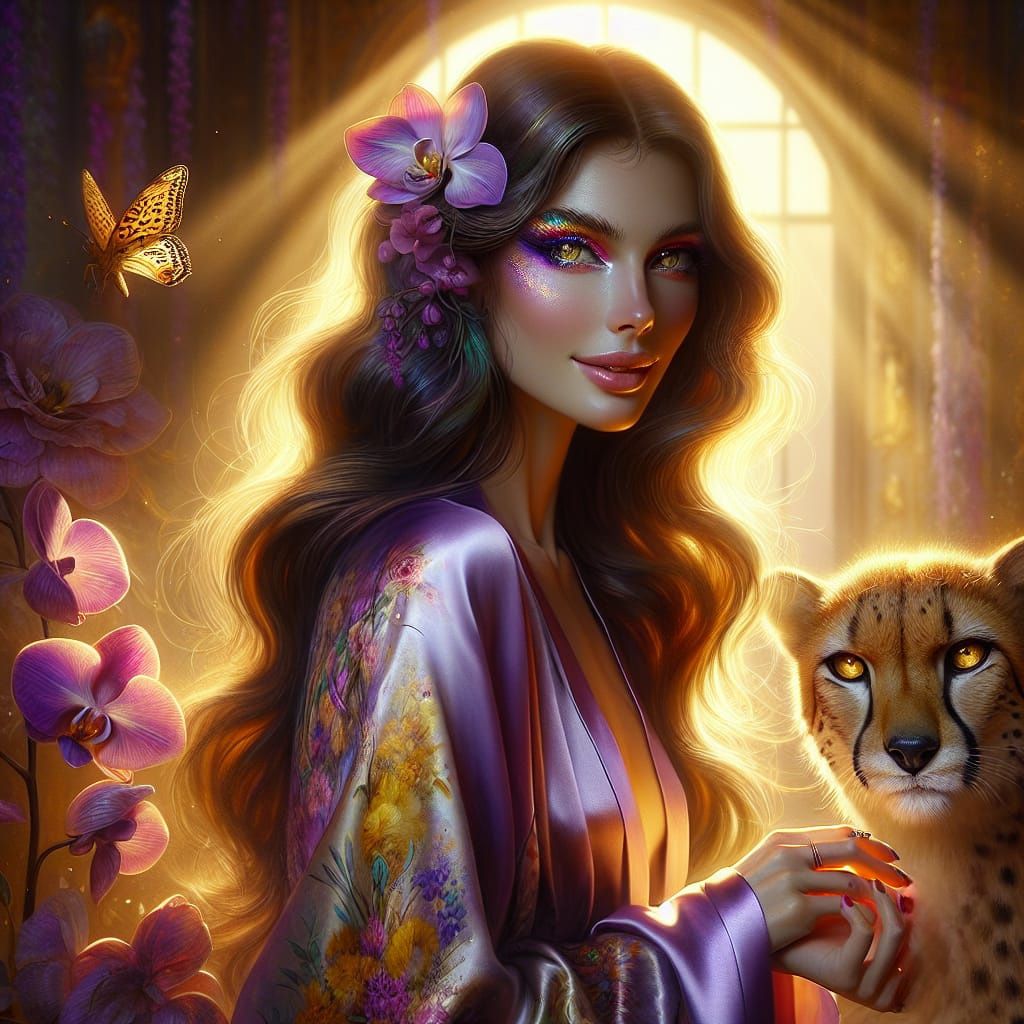 Through me deep love of creating I earned my AI Art Whispere...