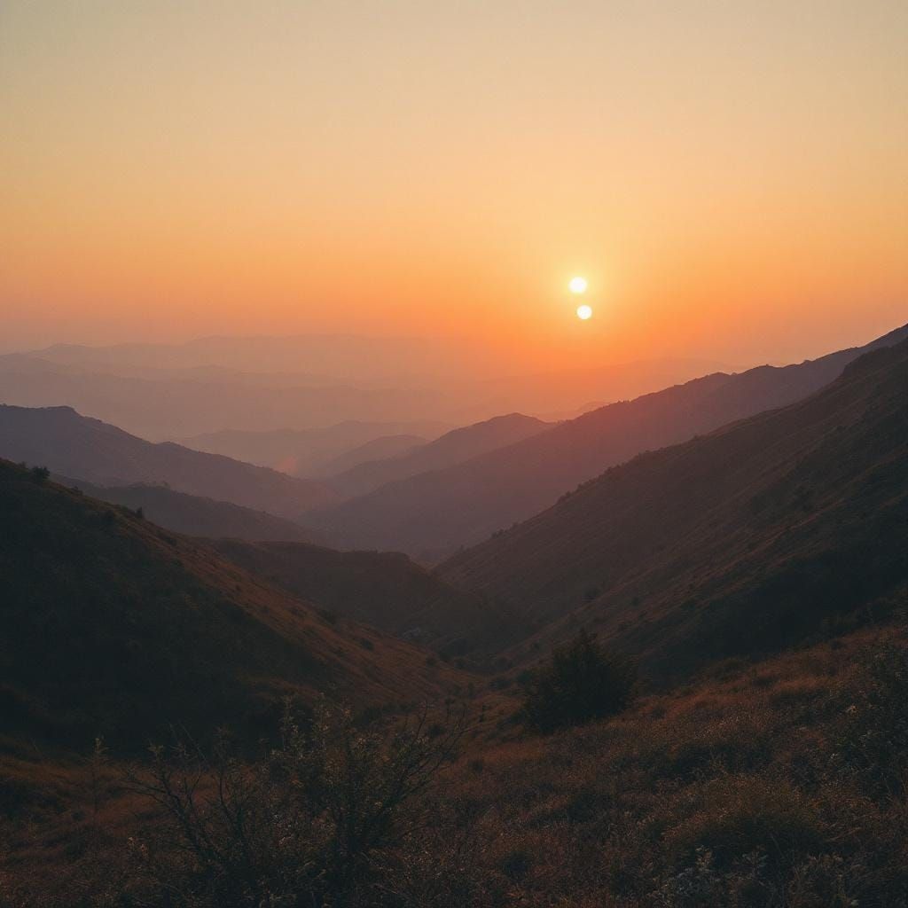 Surreal Inverted Skyscraper with Glass Flowers