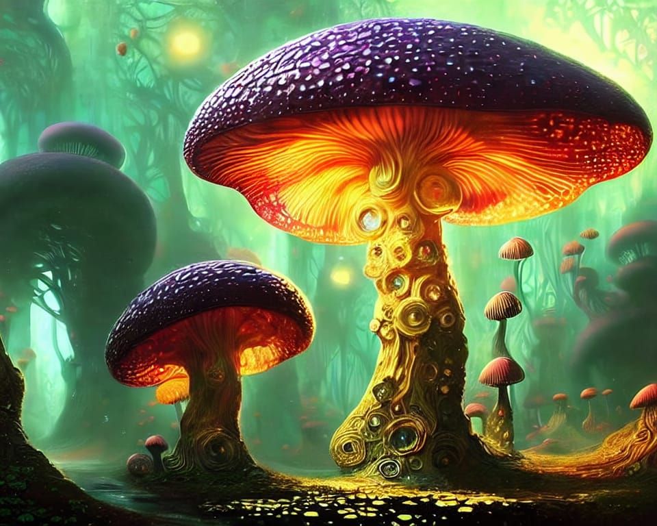 Fantasy mushroom  undefined