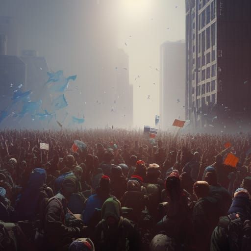 Protests AI Generated Artwork NightCafe Creator