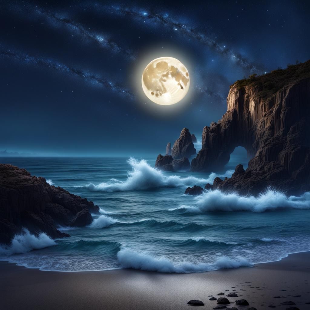 Midnight Moonlight  by @Kleo Ginger