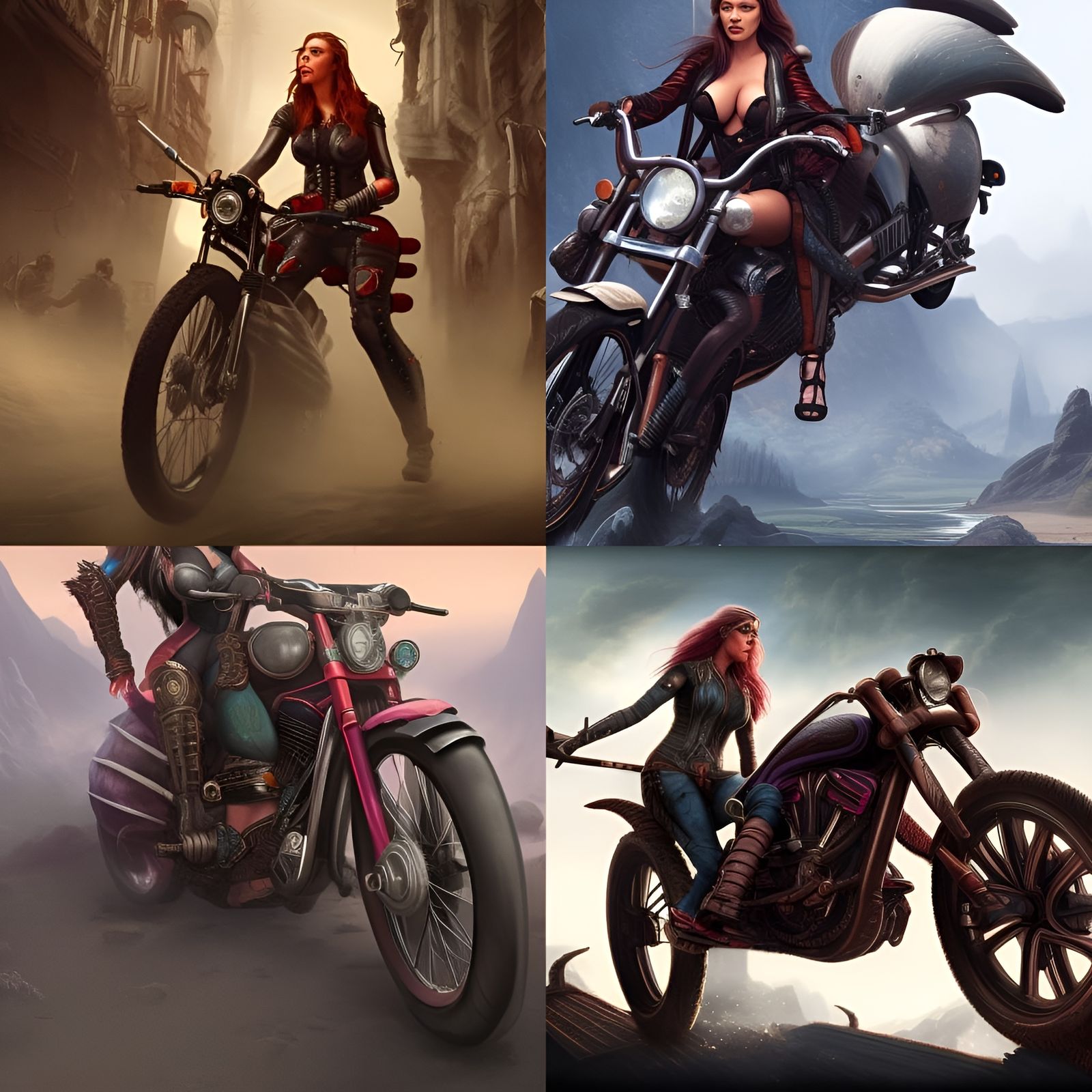 biker scarlet johanson