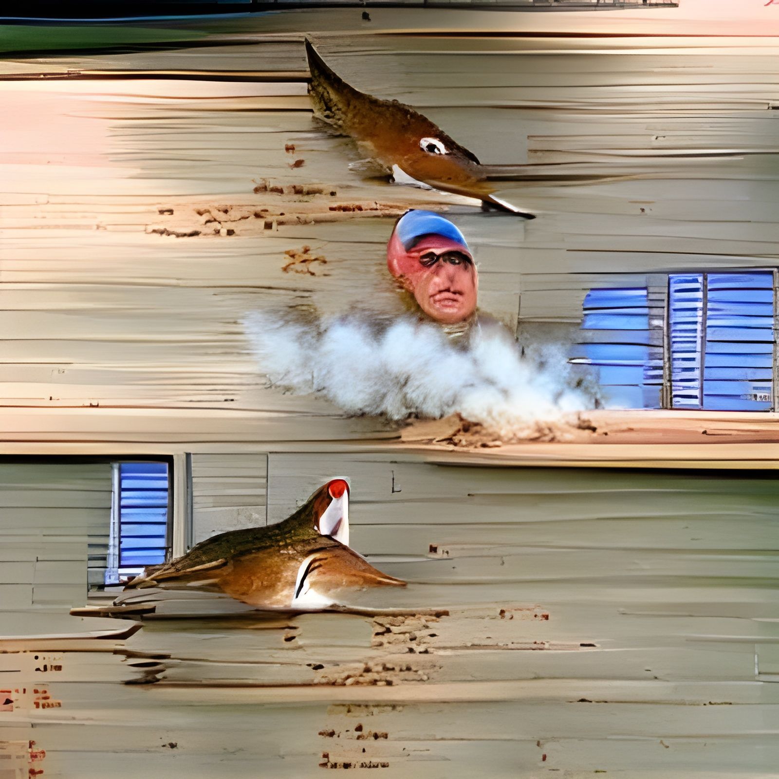 listen dale, either quit rubbin' it or quit yellin' at it.  ...